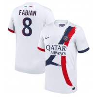 Camiseta Paris Saint-Germain Fabian Ruiz #8 Visitante Equipación 2024-25 manga corta